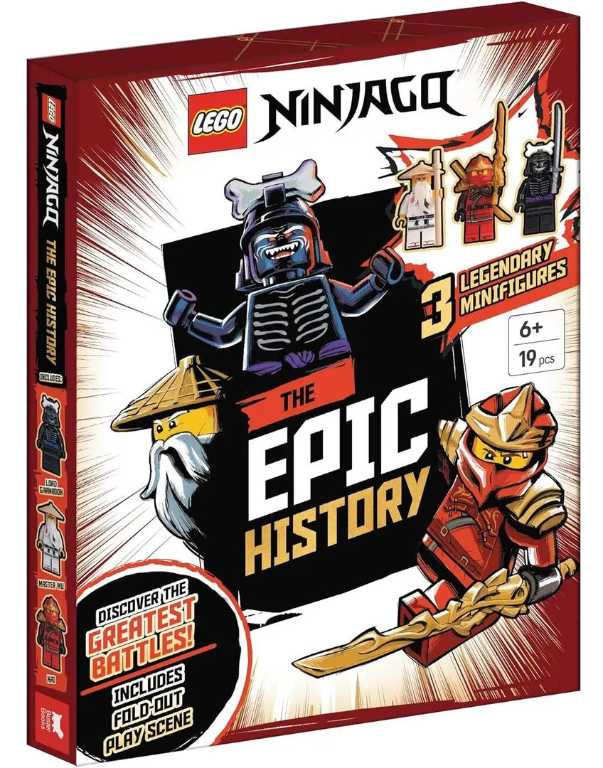 LEGO 9781837251995-1 Ninjago: The Epic History Activity Box