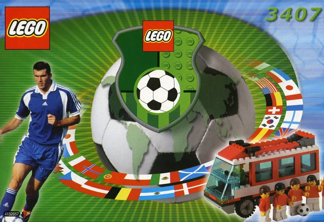 LEGO 3407-1 Team Bus (Red)