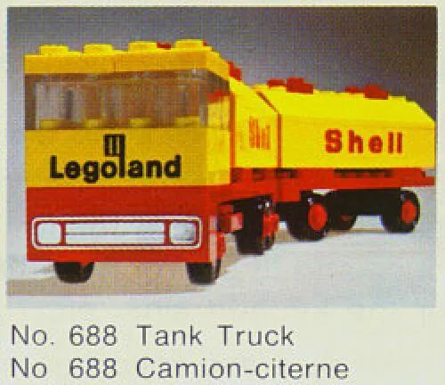 LEGO 688-1 Shell Double Tanker