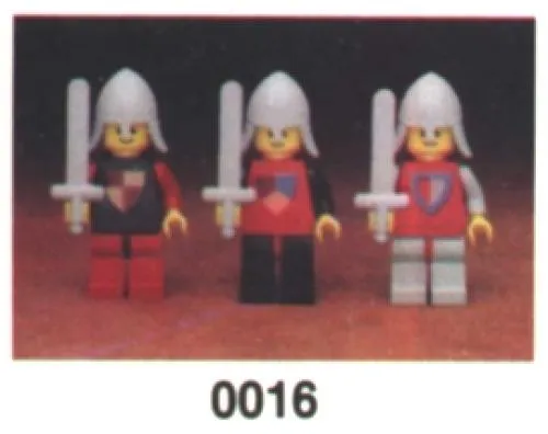 LEGO 0016-1 Castle Mini Figures