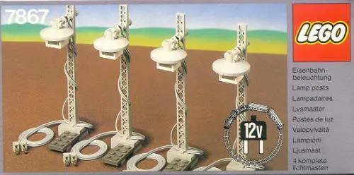 LEGO 7867-1 12V Train Light Posts