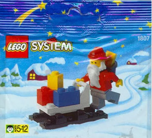LEGO 1807-1 Santa Claus and Sleigh