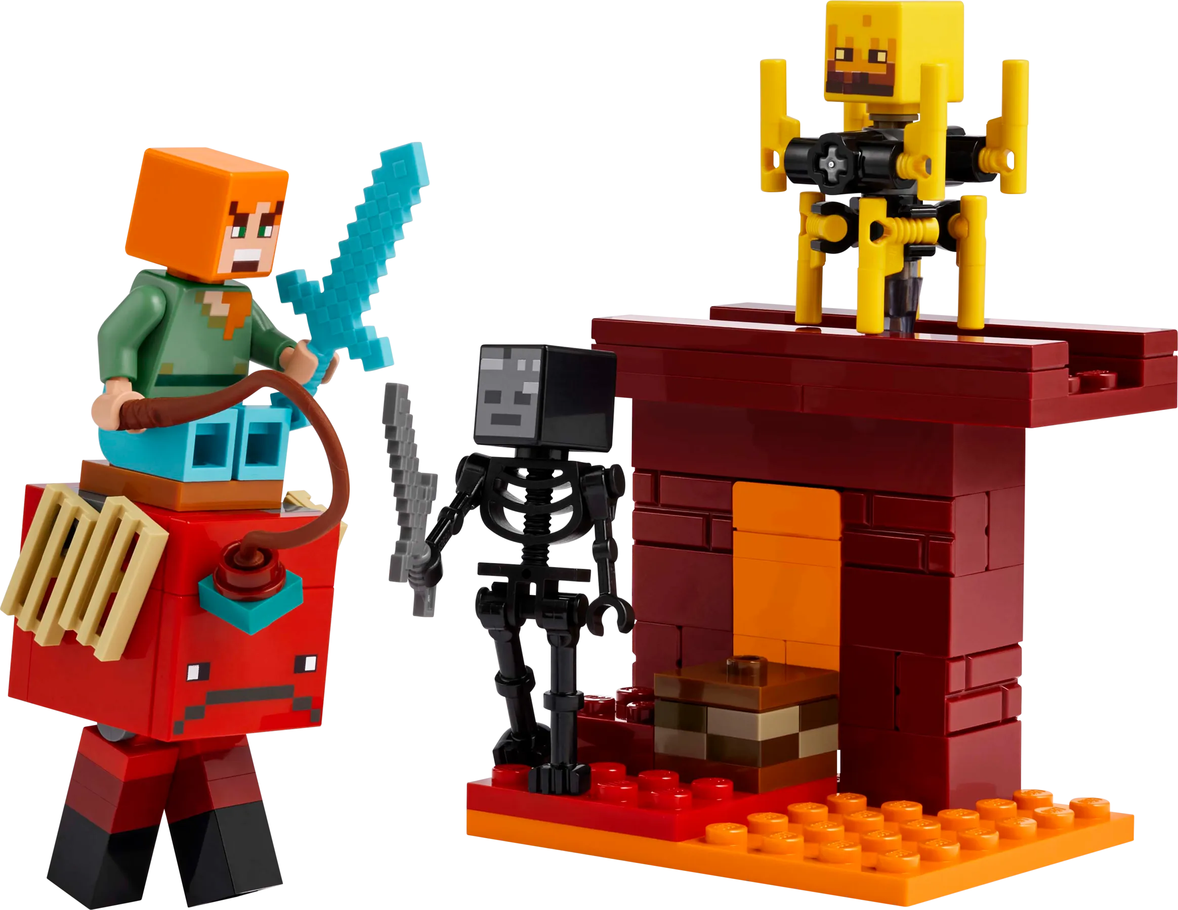 LEGO 21266-1 The Nether Lava Battle