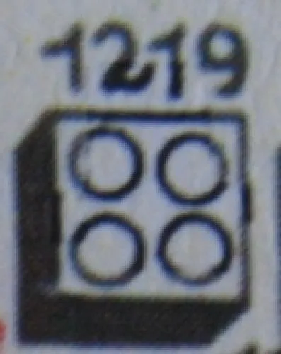 LEGO 1219-2 2 x 2 Bricks