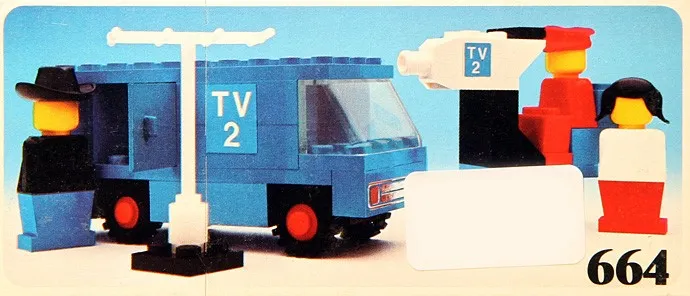 LEGO 664-1 TV Crew