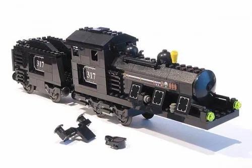 LEGO 4186868-1 Large Train Engine with Tender Black (Motorizable, sets 4534, 4535)