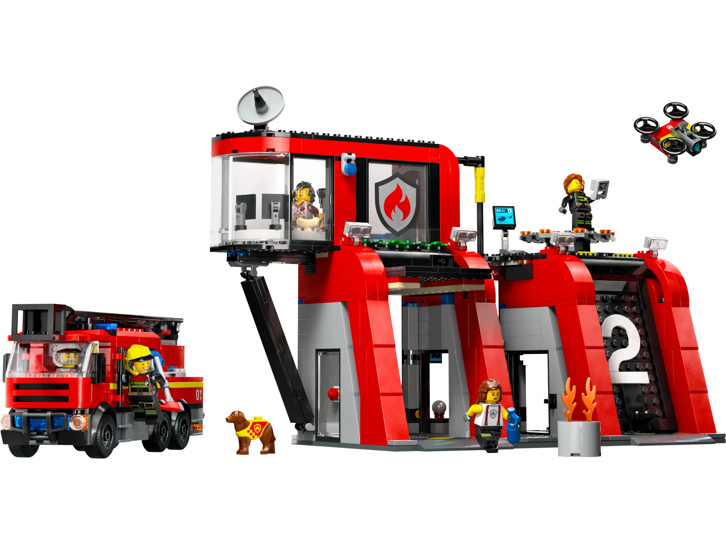 LEGO 60414-1 Fire Station with Fire Truck
