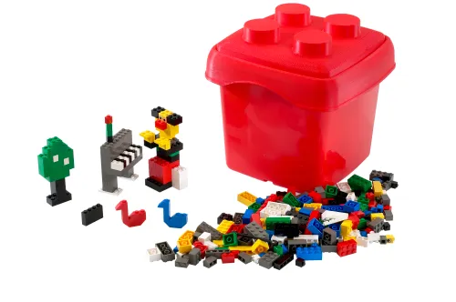 LEGO 4103-1 Fun with Bricks {small red bucket}