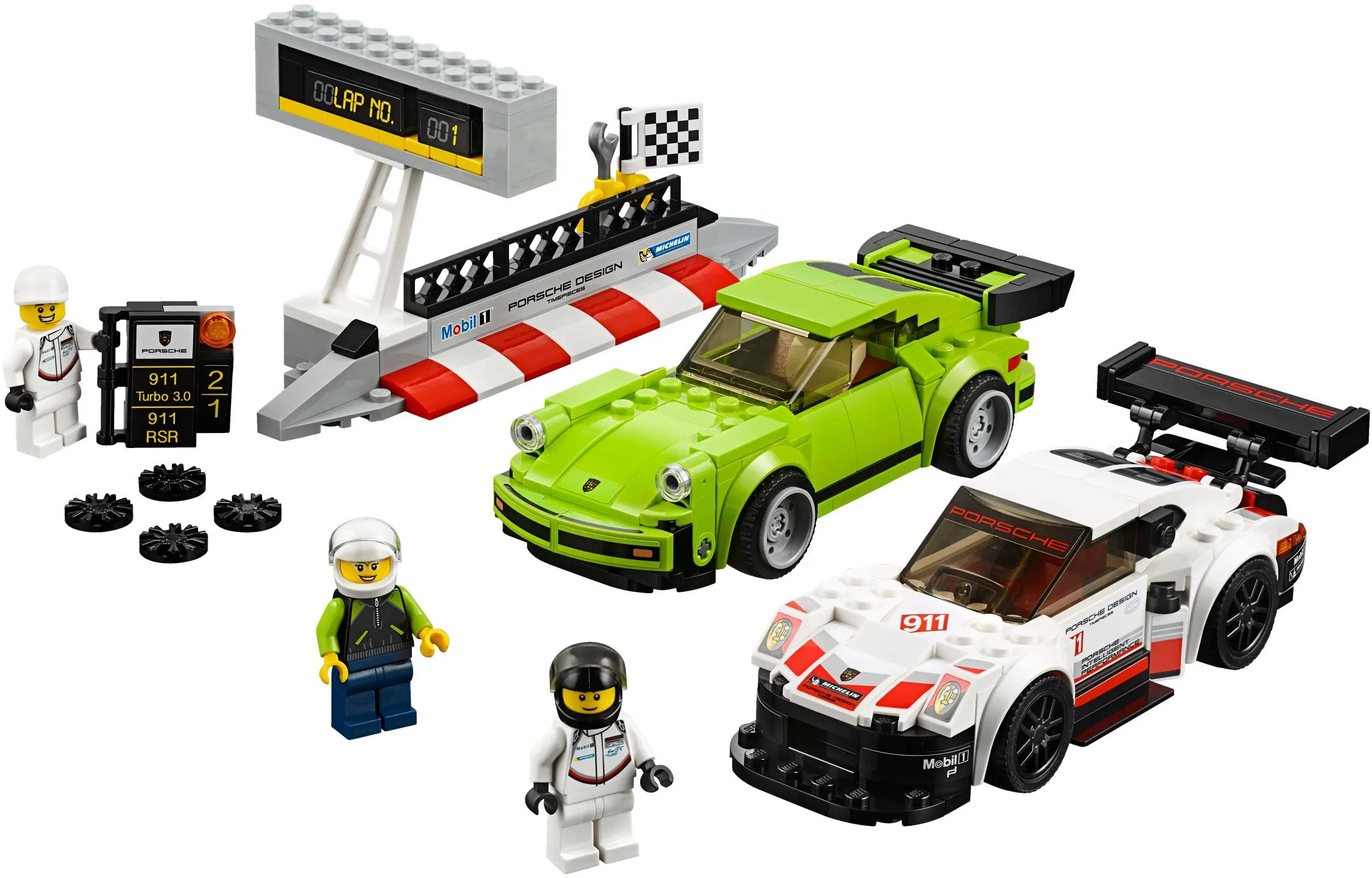 LEGO 75888-1 Porsche 911 RSR and 911 Turbo 3.0