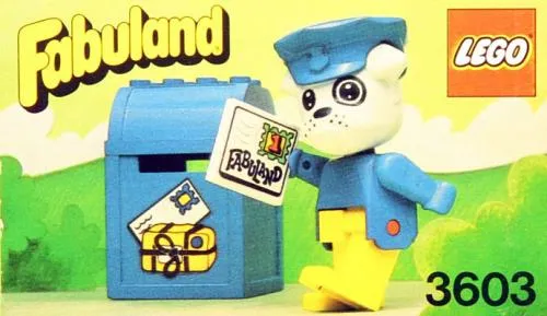 LEGO 3603-1 Boris Bulldog and Mailbox