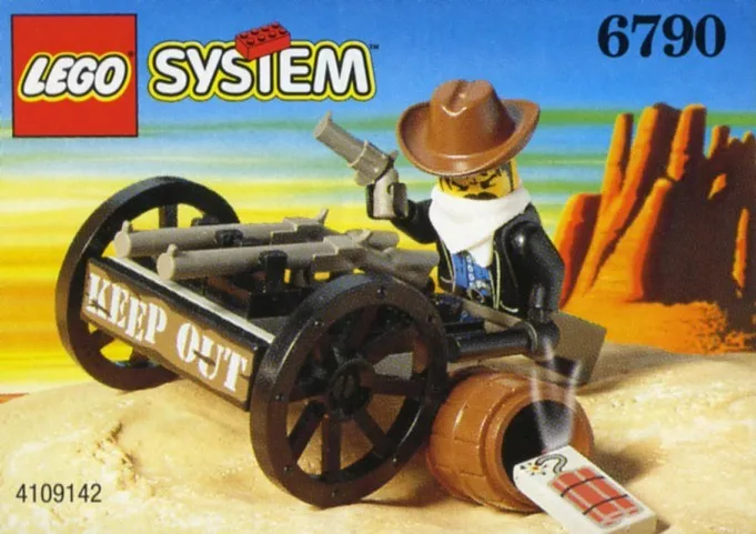 LEGO 6790-1 Bandit's Wheelgun (Boxed)