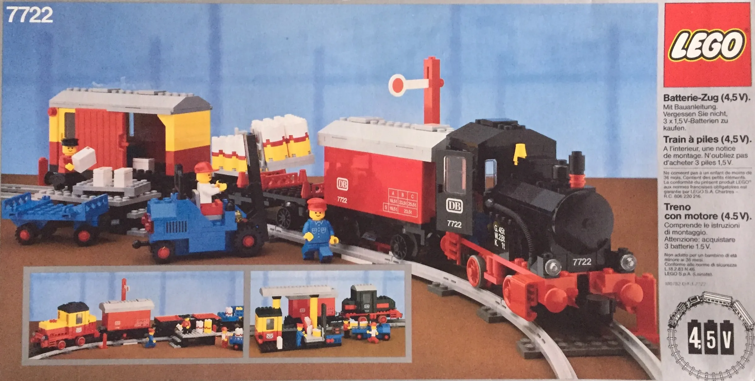 LEGO 7722-1 Steam Cargo Train