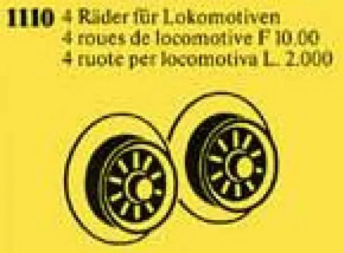 LEGO 1110-1 Train Wheels