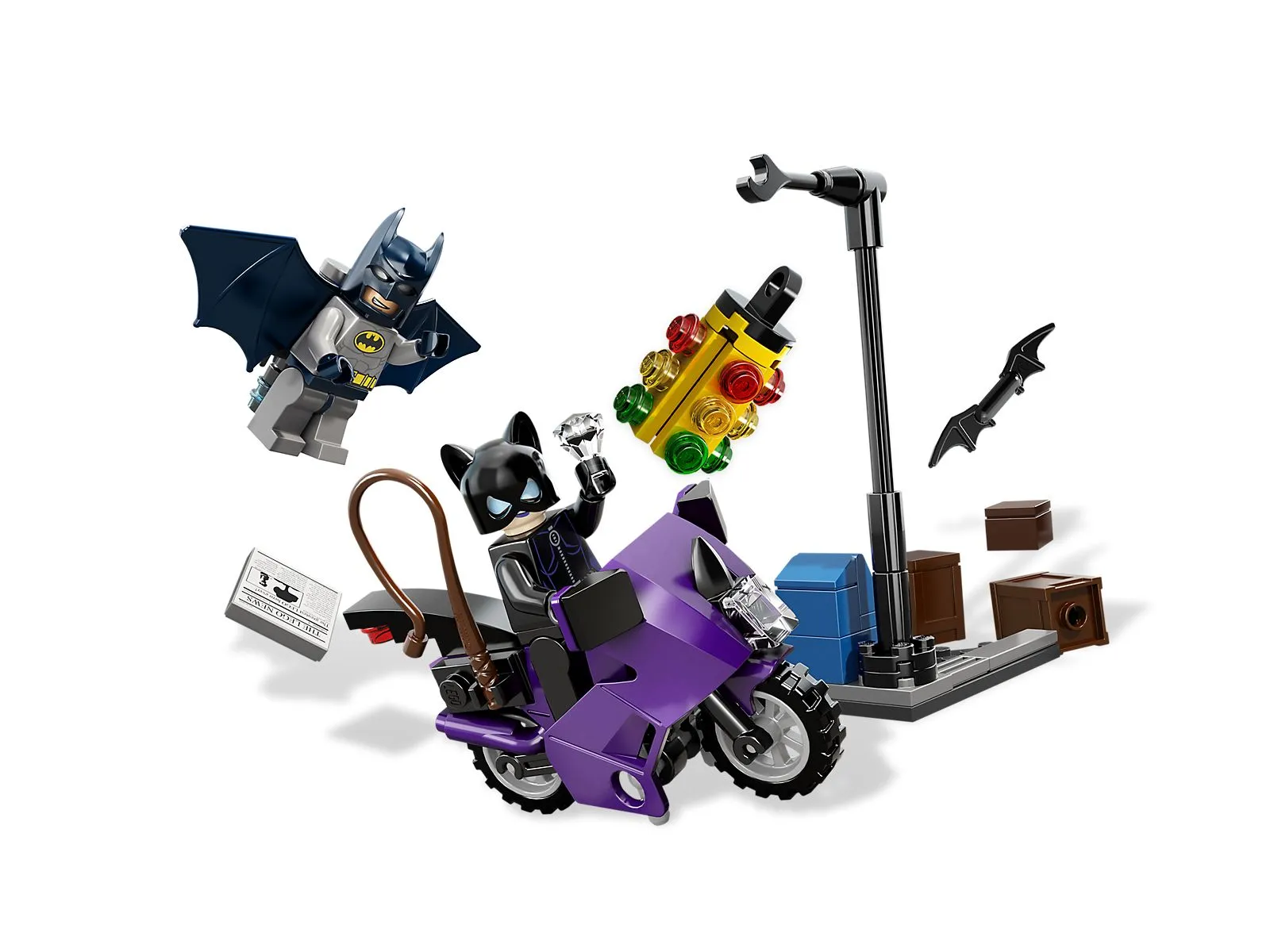 LEGO 6858-1 Catwoman Catcycle City Chase