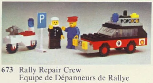 LEGO 673-1 Rally Repair Crew