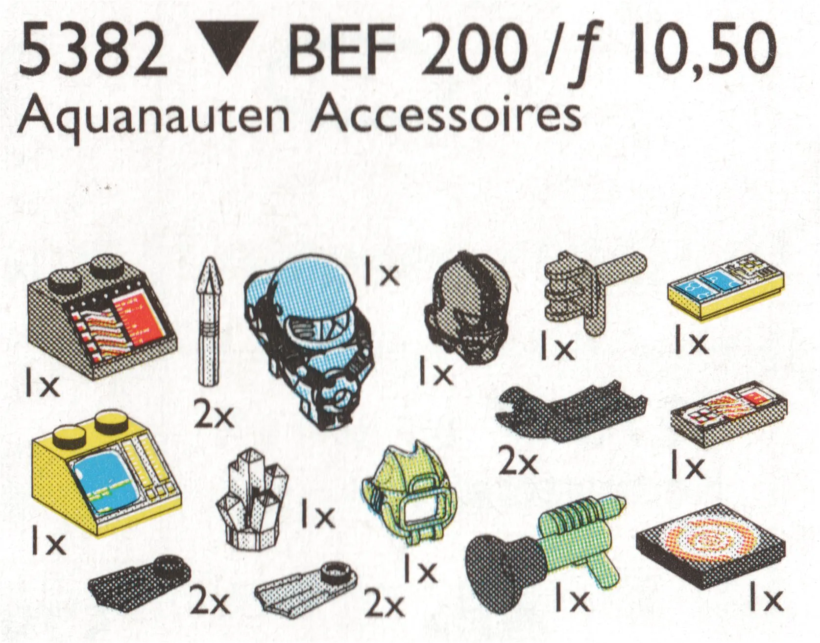 LEGO 5382-1 Aquazone Accessories