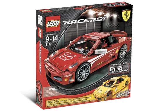 LEGO 8143-1 Ferrari 1:17 F430 Challenge