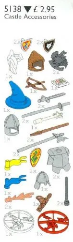 LEGO 5138-1 Castle Accessories