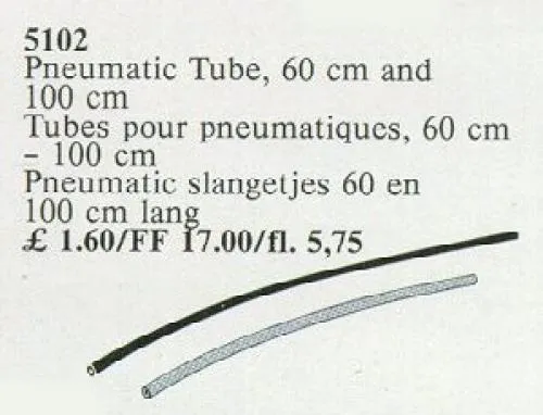 LEGO 5102-1 Pneumatic Tube, 60 cm and 100 cm