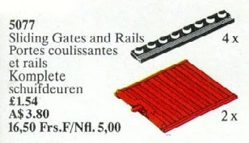 LEGO 5077-1 Sliding Gates and Rails