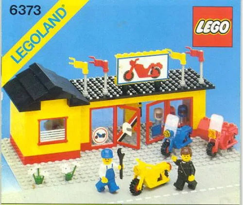 LEGO 6373-1 Motorcycle Shop