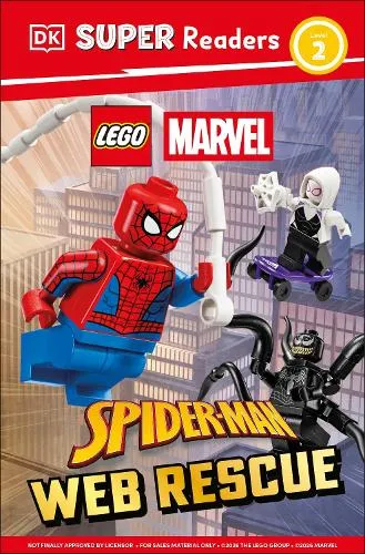 LEGO 9780241836712-1 DK Super Readers Level 2: Marvel Super Heroes: Spider-Man Web Rescue