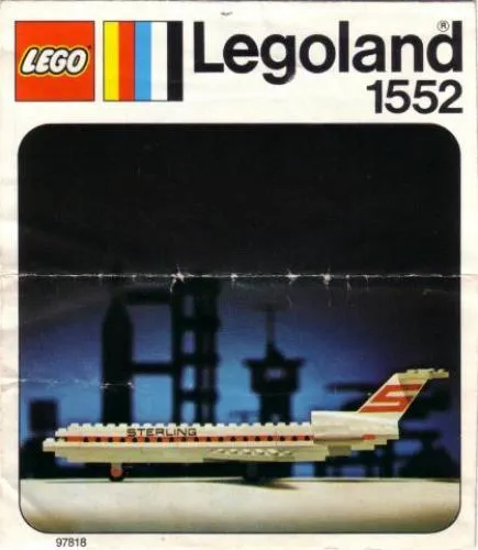 LEGO 1552-2 STERLING Boeing 727