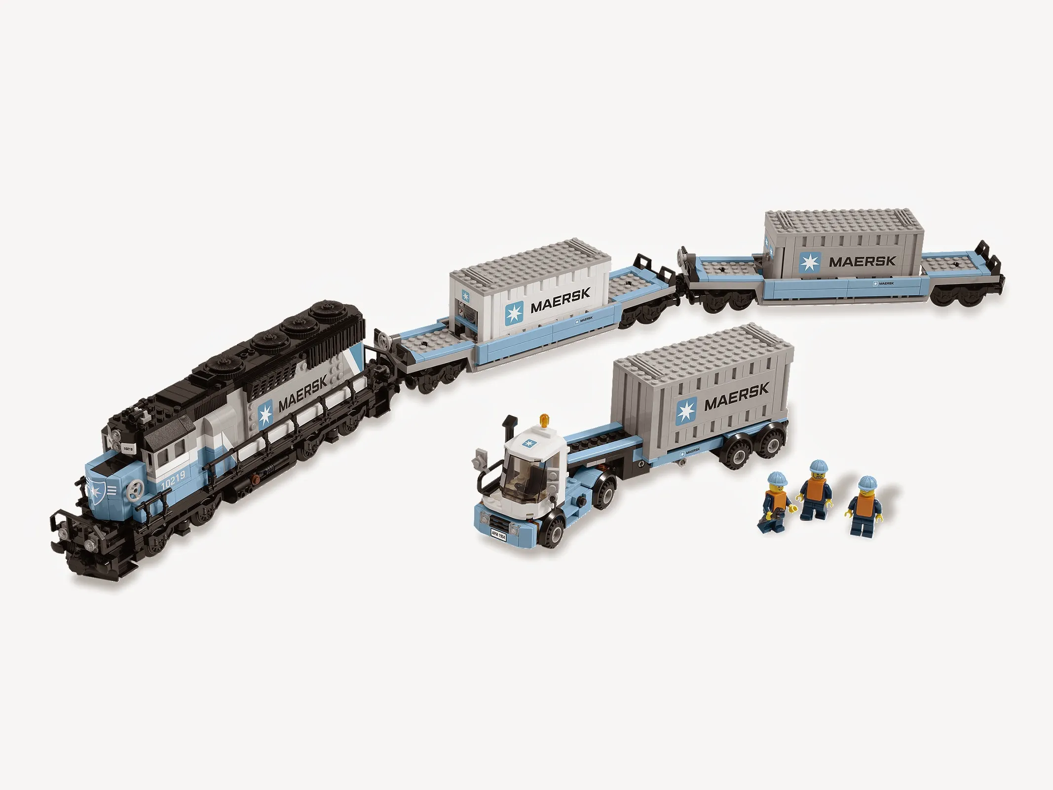 LEGO 10219-1 Maersk Container Train