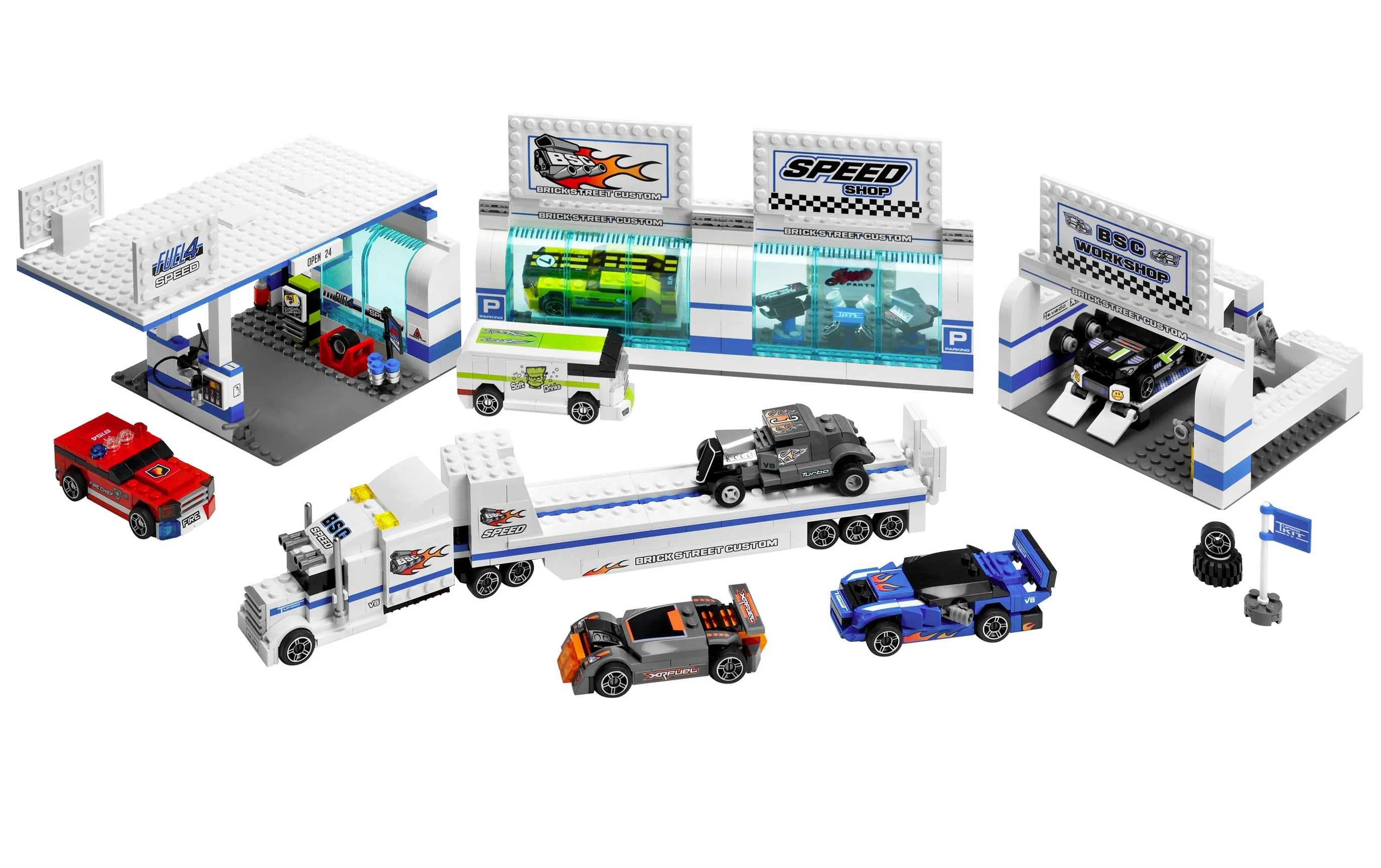 LEGO 8154-1 Brick Street Customs