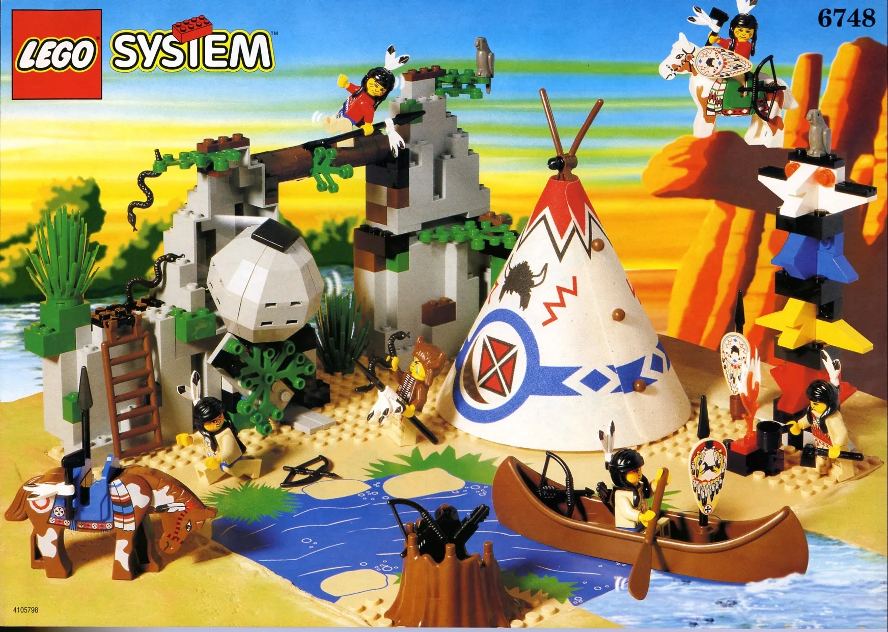 LEGO 6748-1 Boulder Cliff Canyon