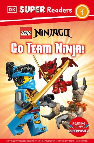 LEGO 9780241838389-1 DK Super Readers Level 1: Ninjago: Go Team Ninja