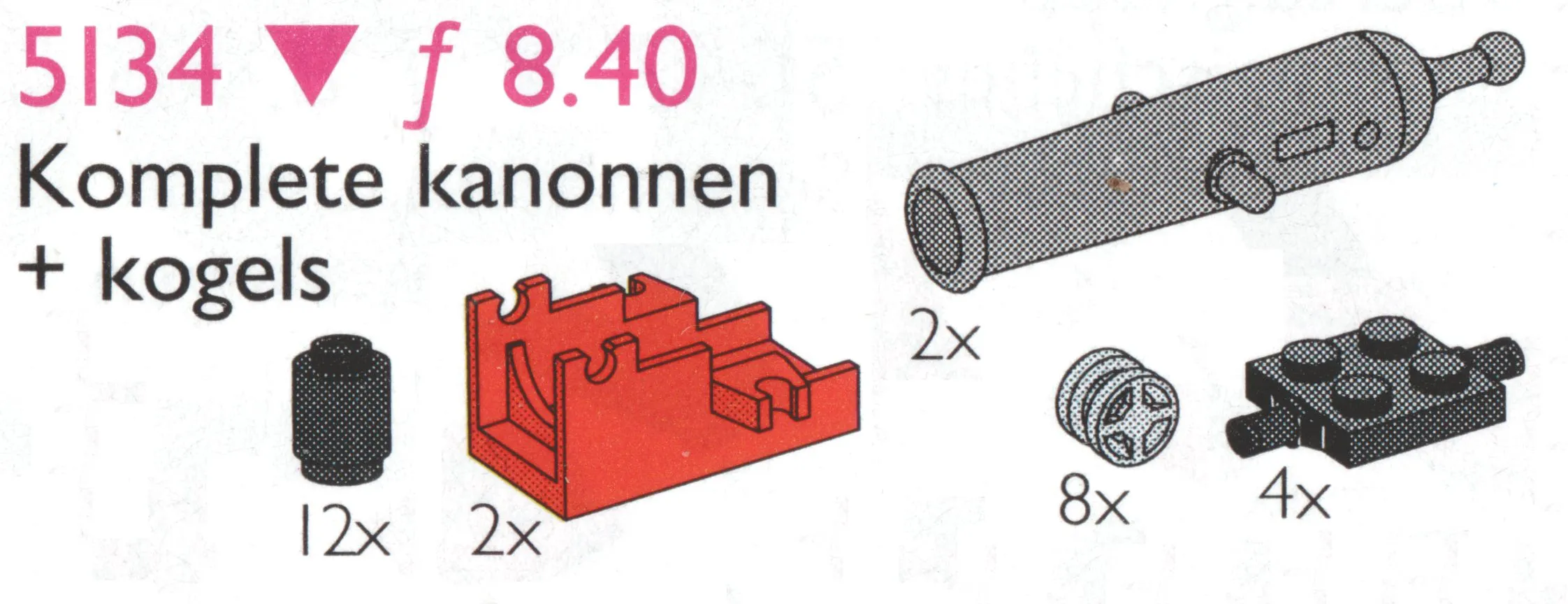 LEGO 5134-1 Cannons and Wheels