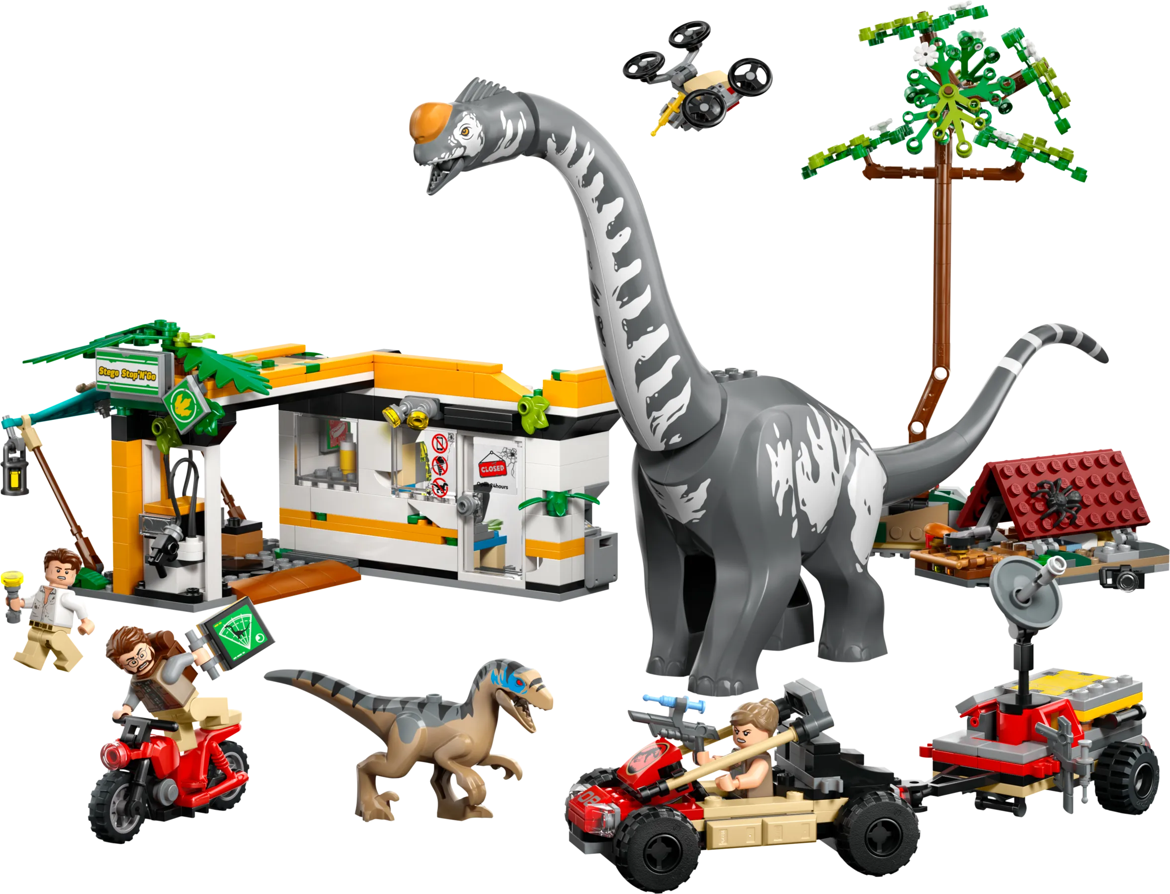 LEGO 76973-1 Raptor & Titanosaurus Tracking Mission
