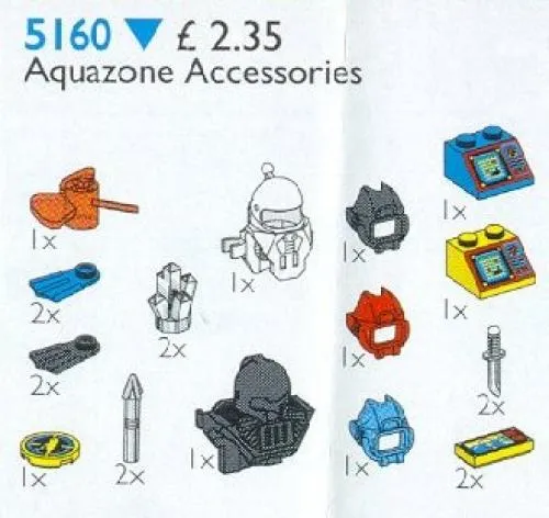 LEGO 5160-1 Aquazone Accessories
