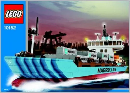LEGO 10152-3 Maersk Line Container Ship 2006 Edition