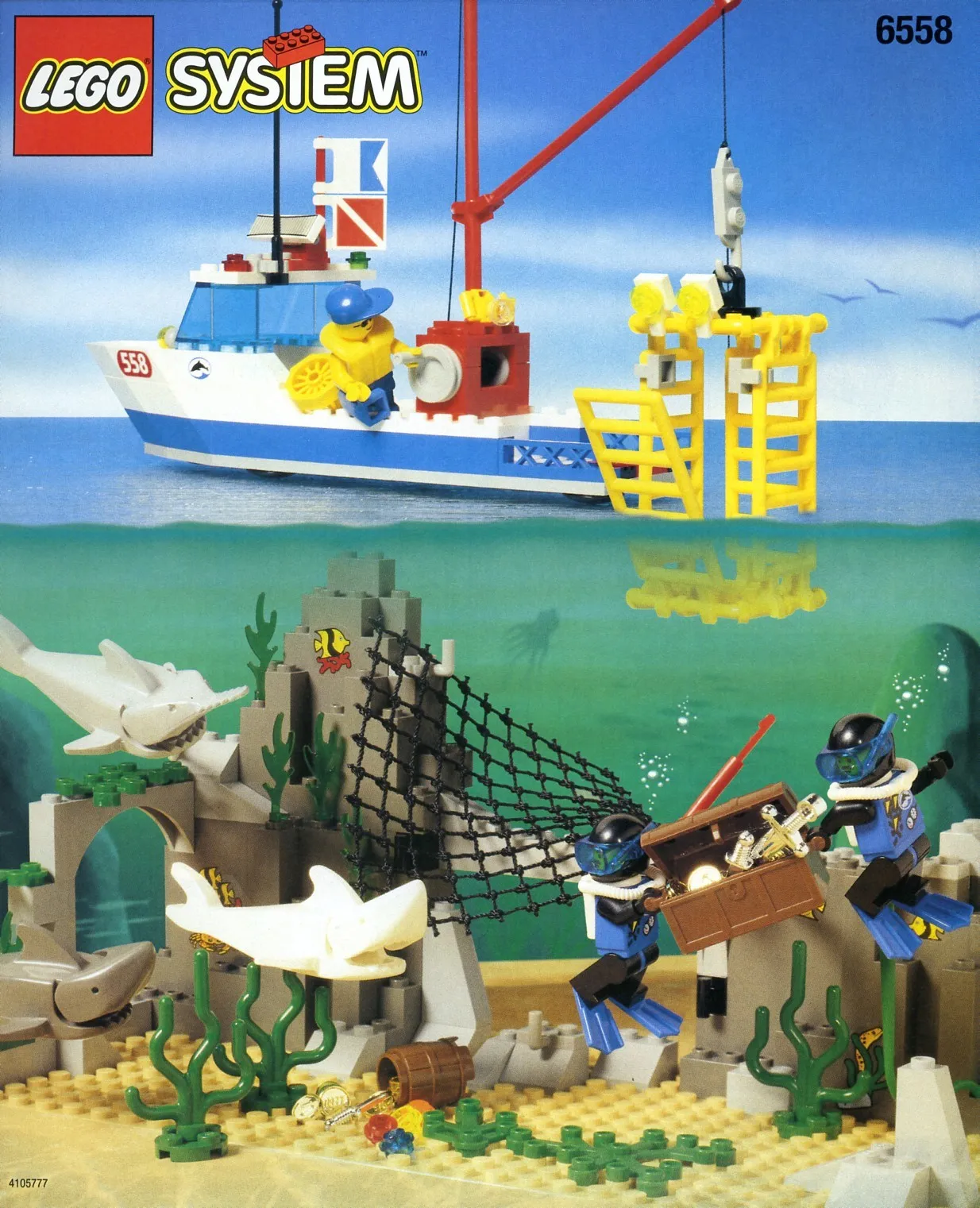 LEGO 6558-1 Shark Cage Cove