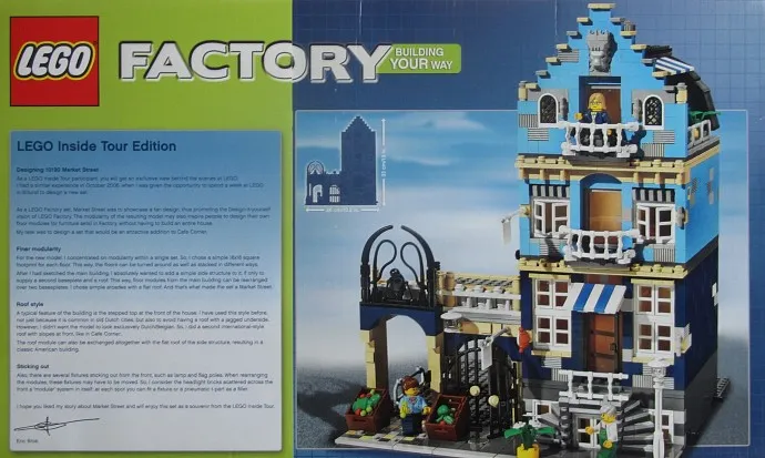 LEGO LIT2007-1 Market Street (LEGO Inside Tour Version)