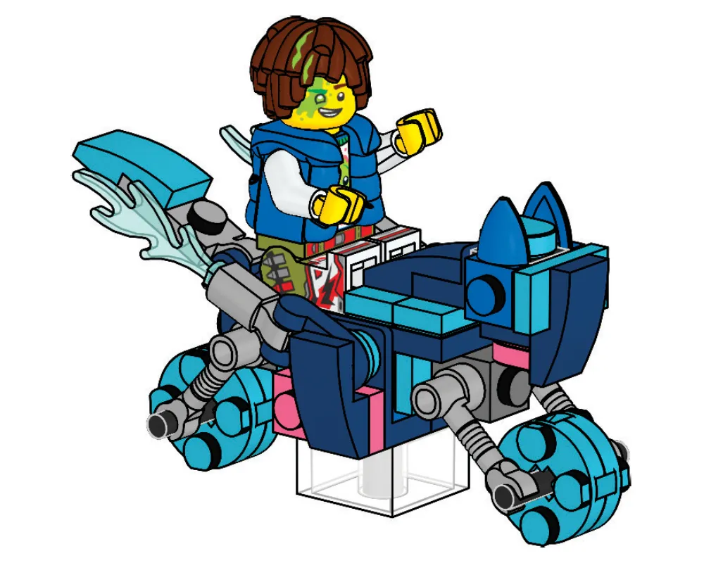 LEGO 6527186-1 Cat Bike