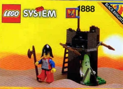 LEGO 1888-1 Black Knights Guardshack