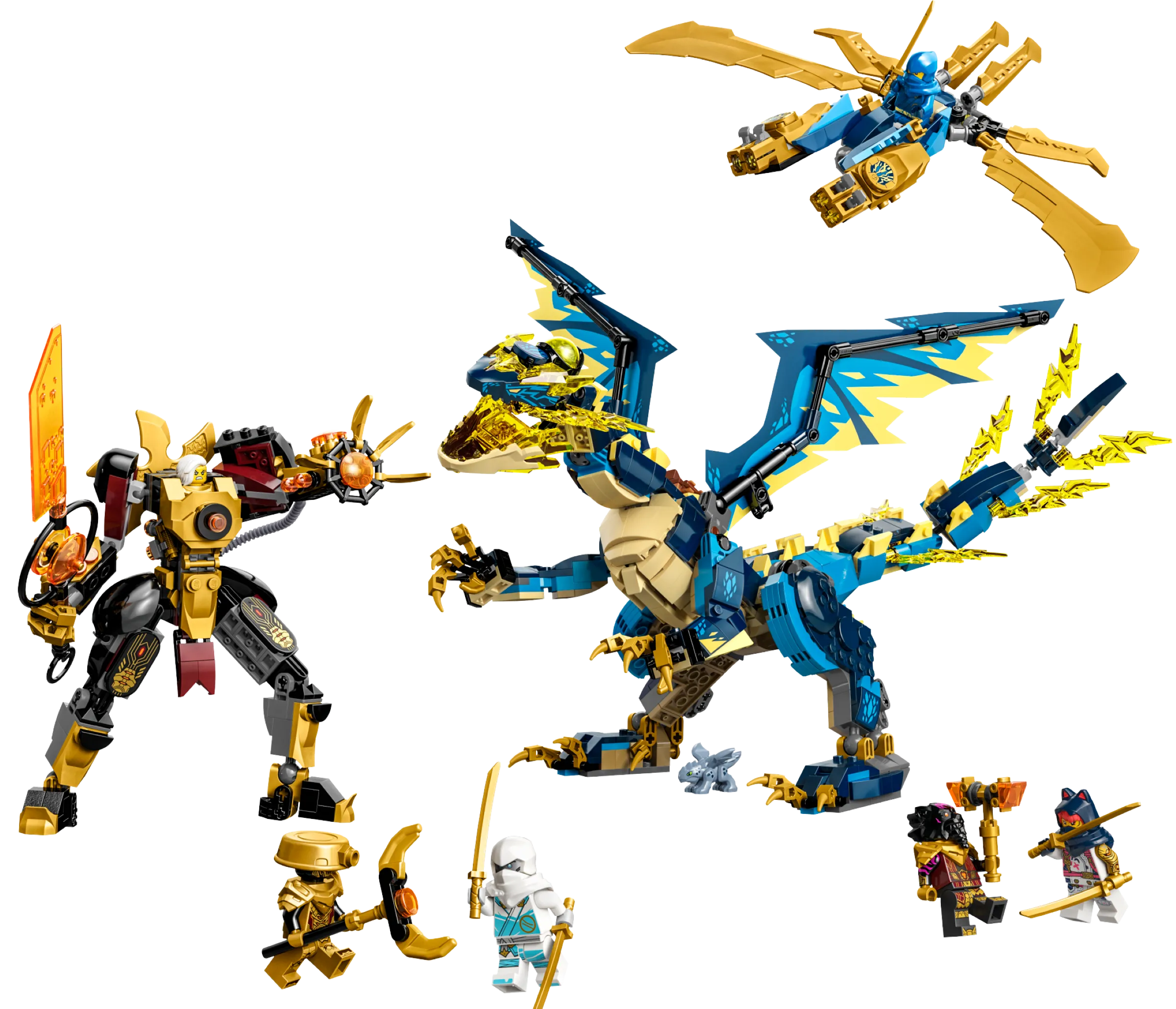 LEGO 71796-1 Elemental Dragon vs. The Empress Mech