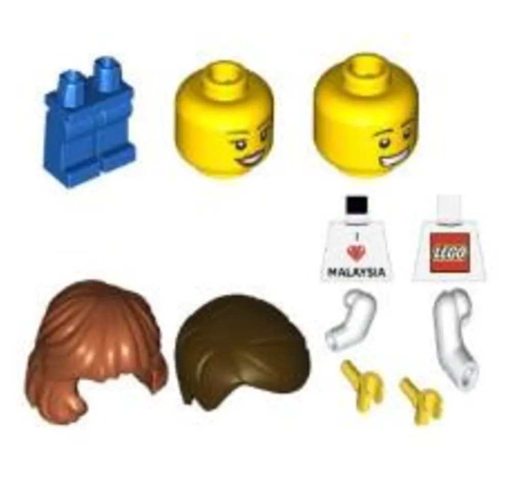 LEGO 6649684-1 I Love Malaysia Minifigures