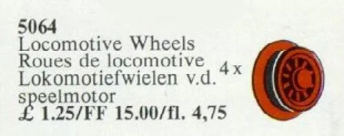 LEGO 5064-1 Locomotive Wheels