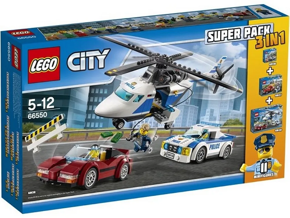 LEGO 66550-1 City Super Pack 3 in 1