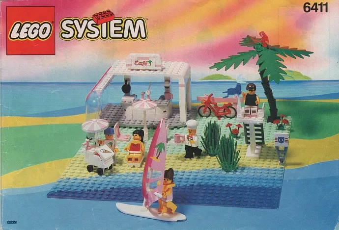 LEGO 6411-1 Sand Dollar Cafe