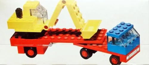 LEGO 649-1 Low-Loader with Excavator