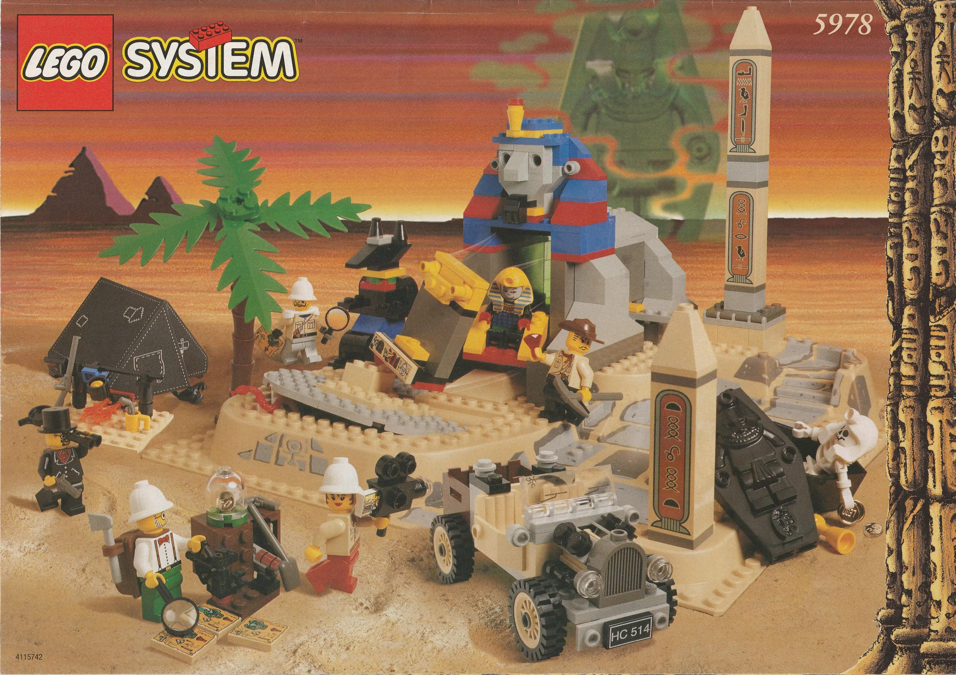 LEGO 5978-1 Sphinx Secret Surprise