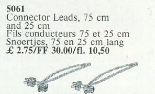 LEGO 5061-1 Connector Leads, 75cm and 25cm