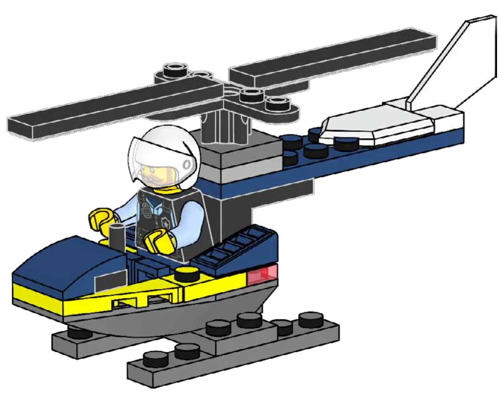 LEGO 952402-1 Police Helicopter