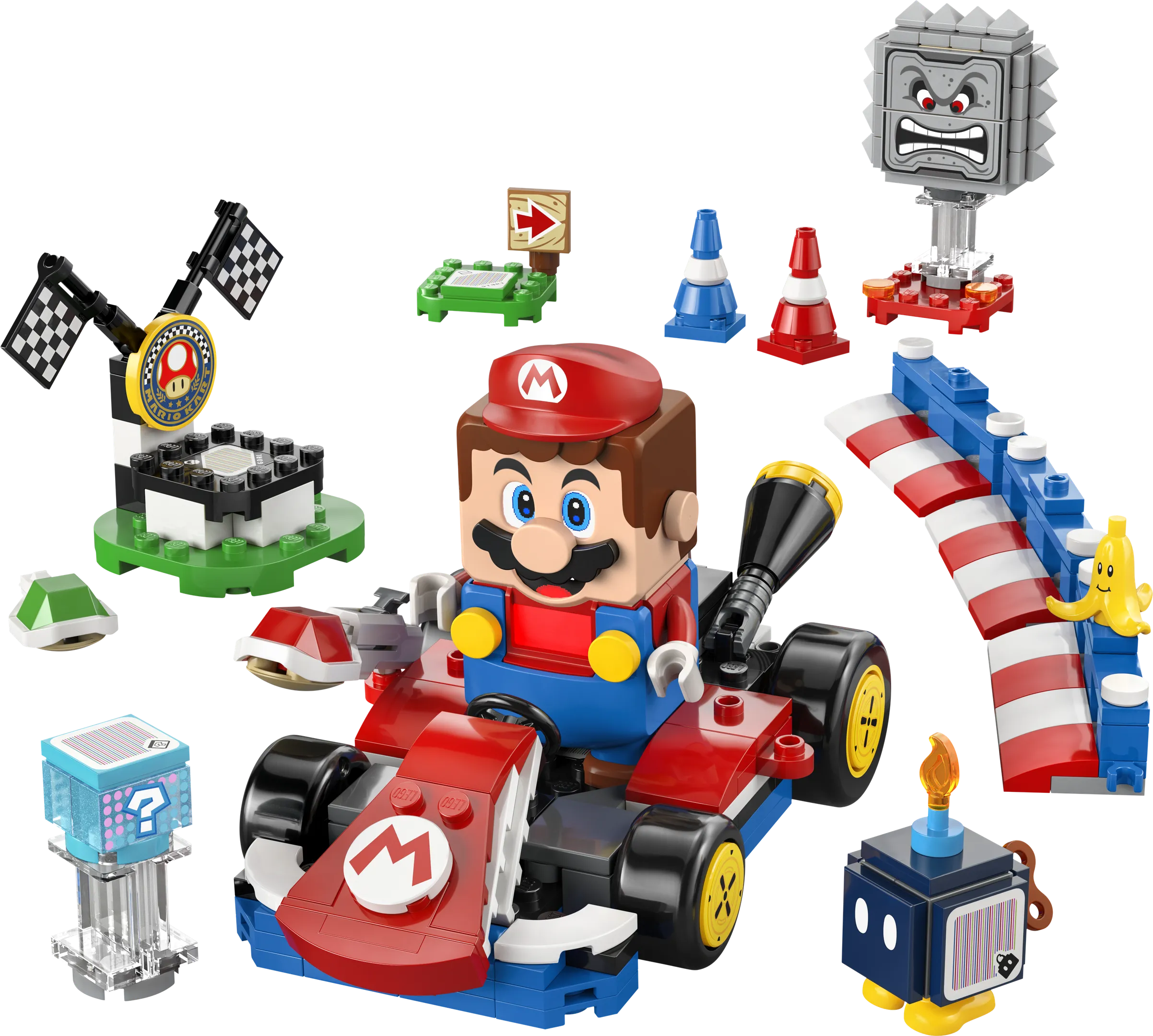 LEGO 72043-1 Mario Kart – Interactive LEGO Mario & Standard Kart