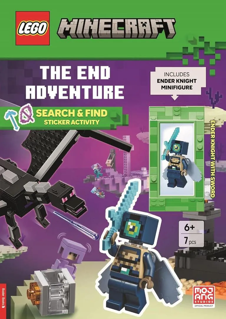LEGO 9798217121762-1 Minecraft: The End Adventure: Search & Find Sticker Activity
